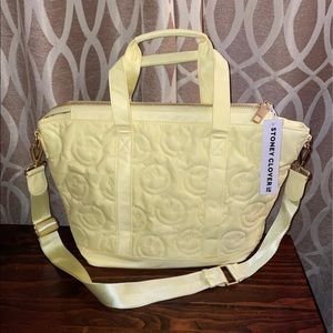 Stoney Clover Lane Yellow Tote Bag NWT